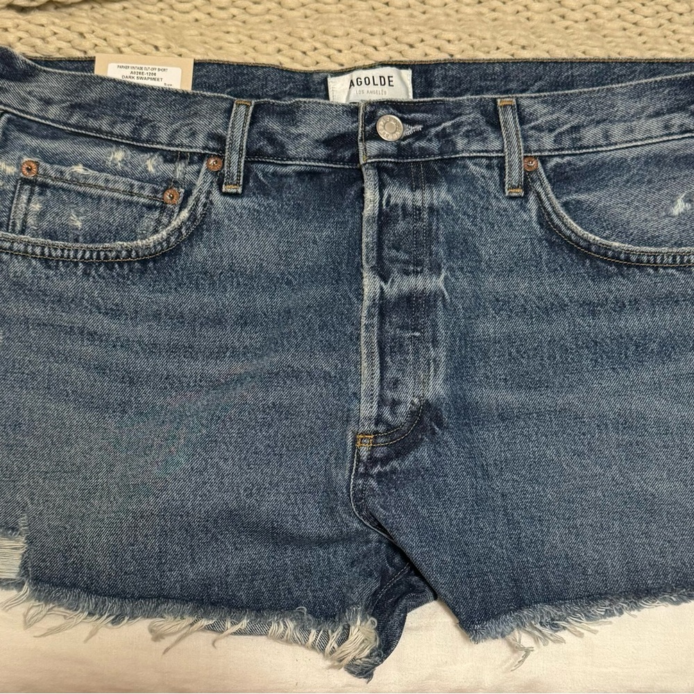 Agolde Parker Denim Shorts For Women